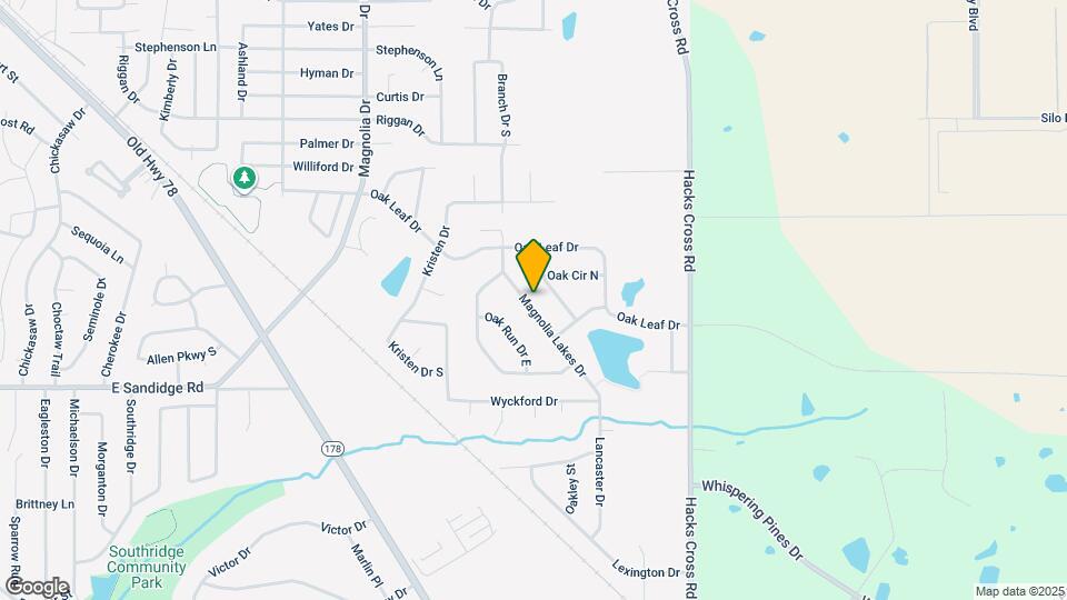 6318 Magnolia Lakes Dr Map and Location Details