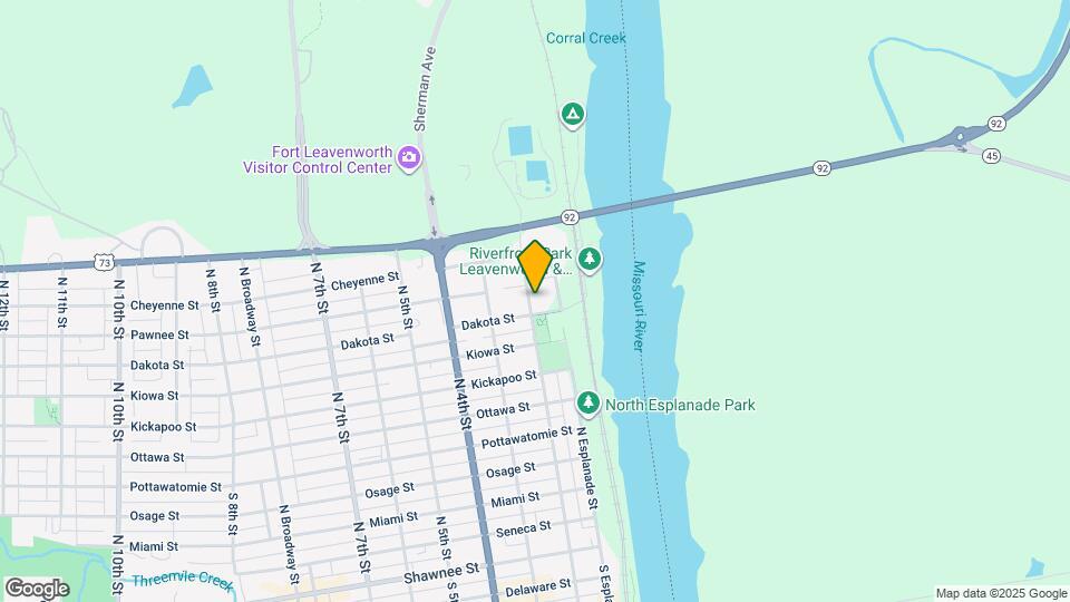 Riverfront Map and Location Details