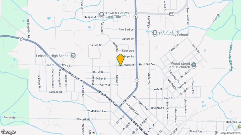 282 Brice St Map and Location Details