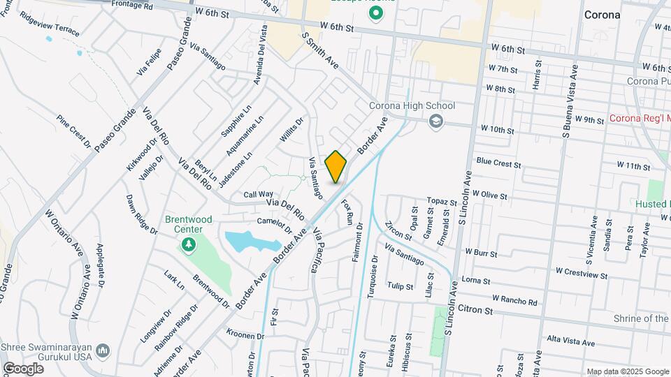1186 Border Ave, Unit Corona Condo Map and Location Details
