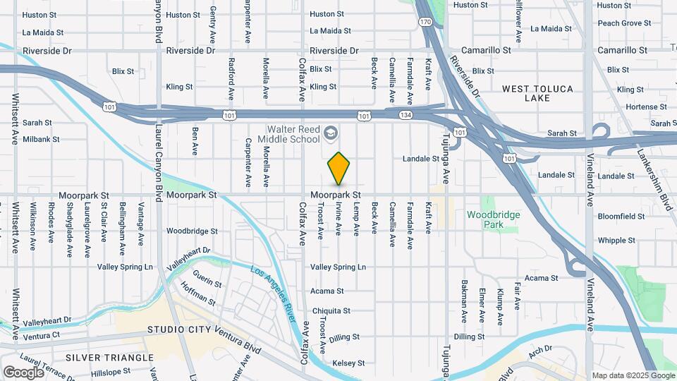 4407 Irvine Ave Map and Location Details