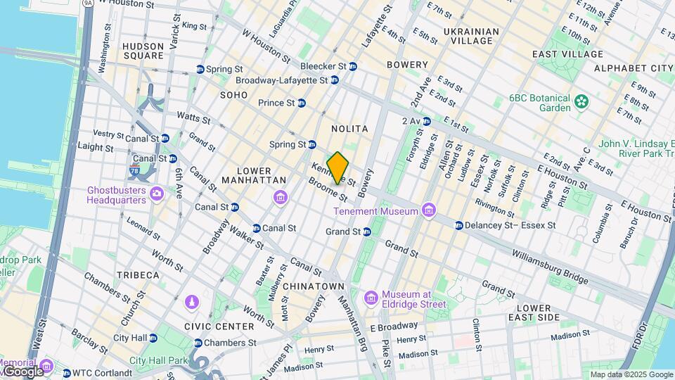 362 Broome St Map and Location Details