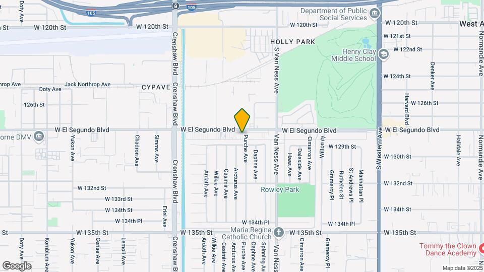 2504 W El Segundo Blvd Map and Location Details