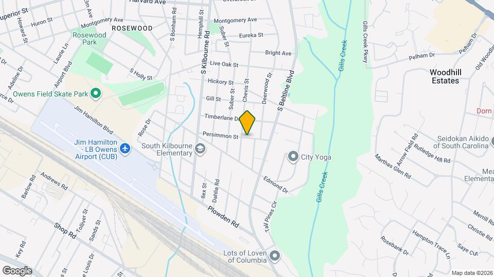 3904 Persimmon St Map and Location Details