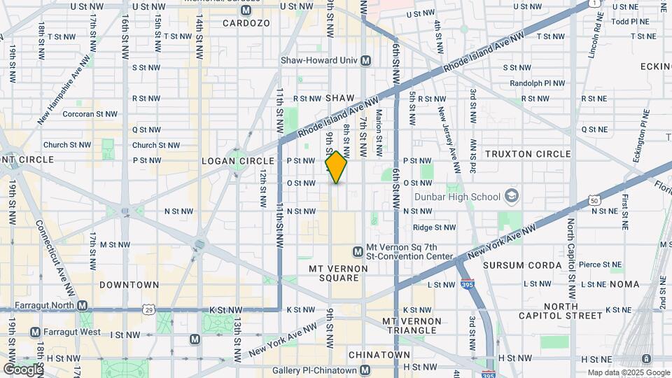 810 O St NW Map and Location Details
