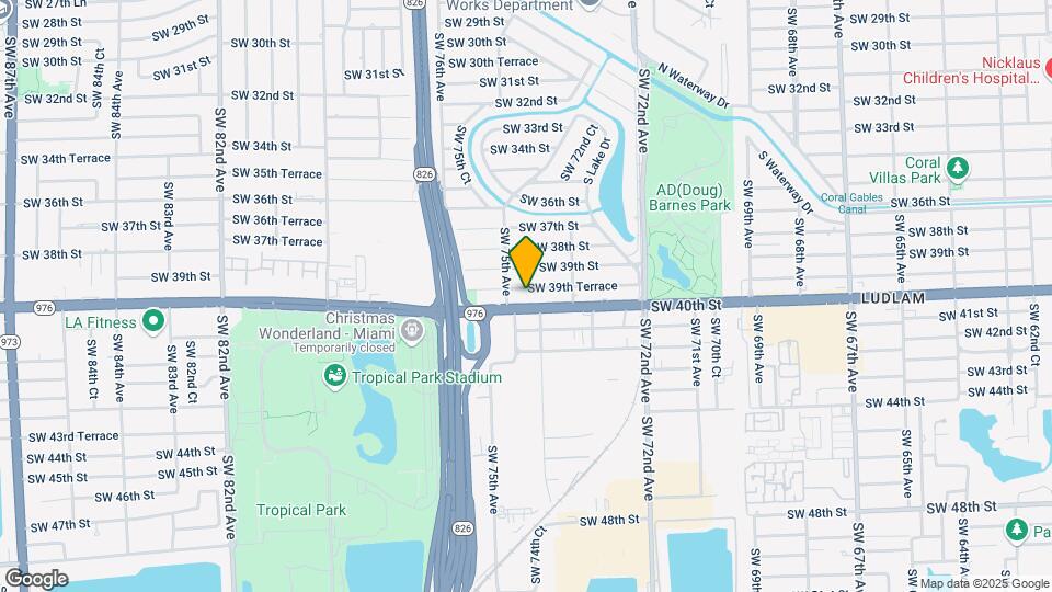 7420 SW 39th Terrace Map and Location Details