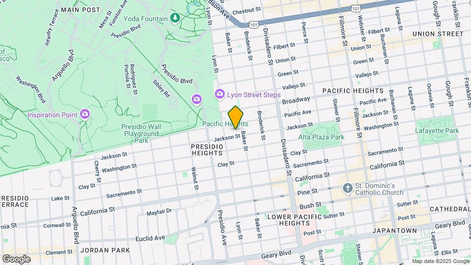 3040 Jackson St Map and Location Details
