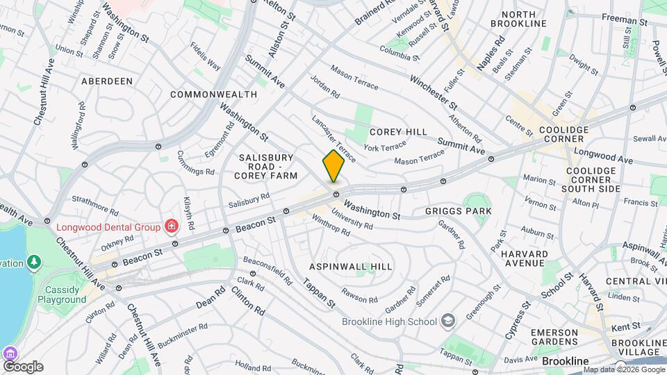 1628 Beacon St Map and Location Details