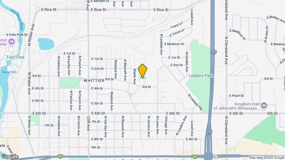 709 N Highland Ave, Unit 3 Map and Location Details