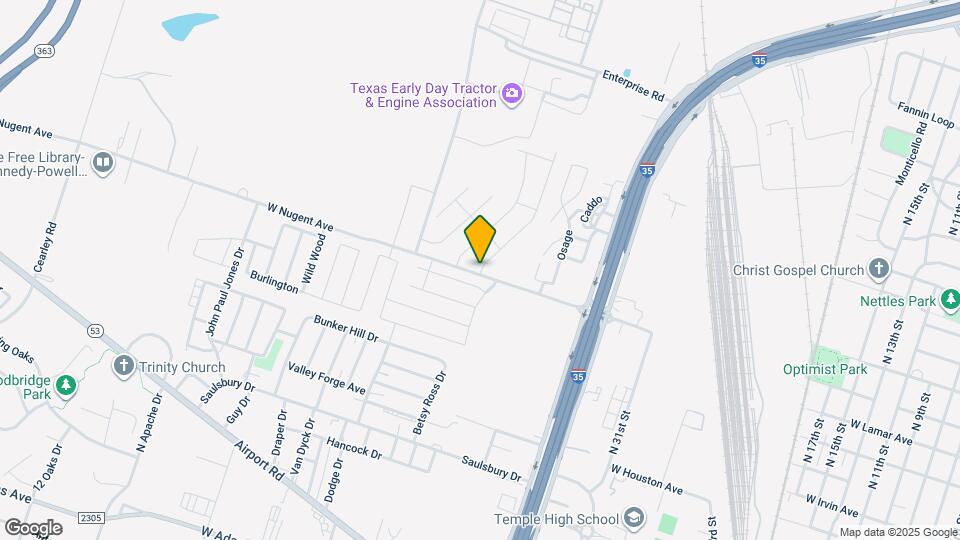 1333 Piedmont Map and Location Details