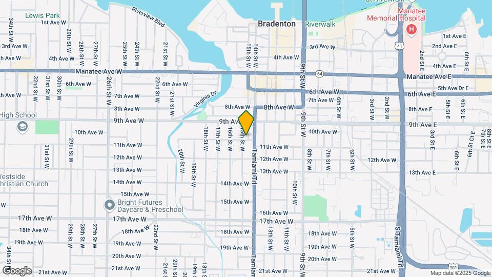 937 15th St W Map and Location Details