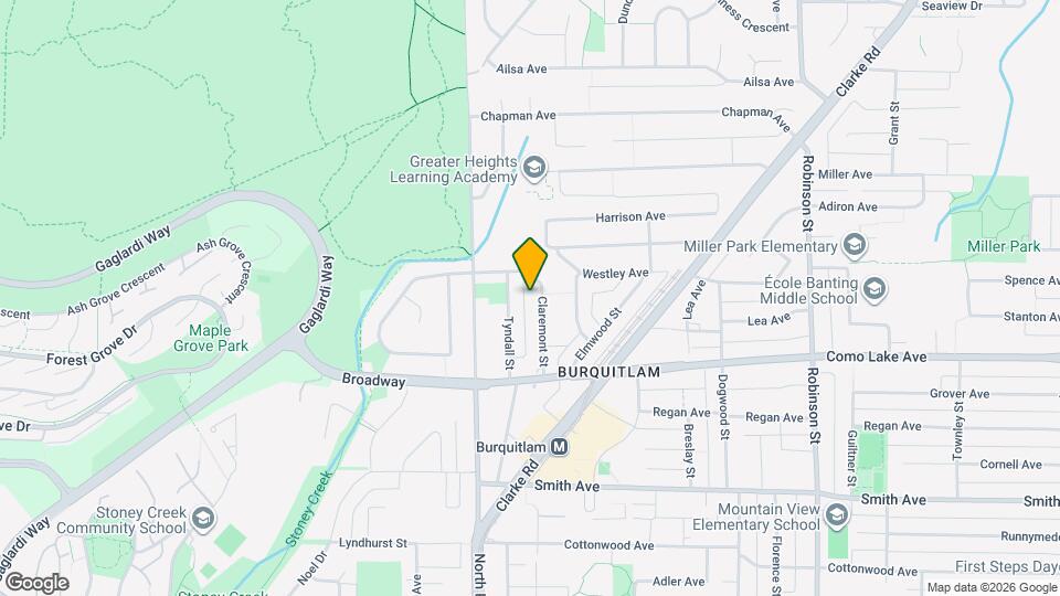 641 Claremont Map and Location Details