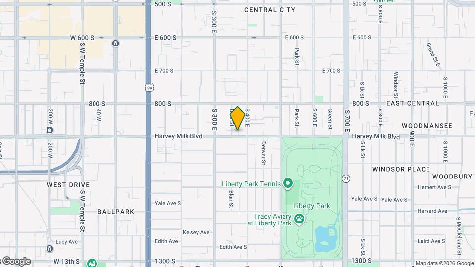 363 E 900 S Map and Location Details