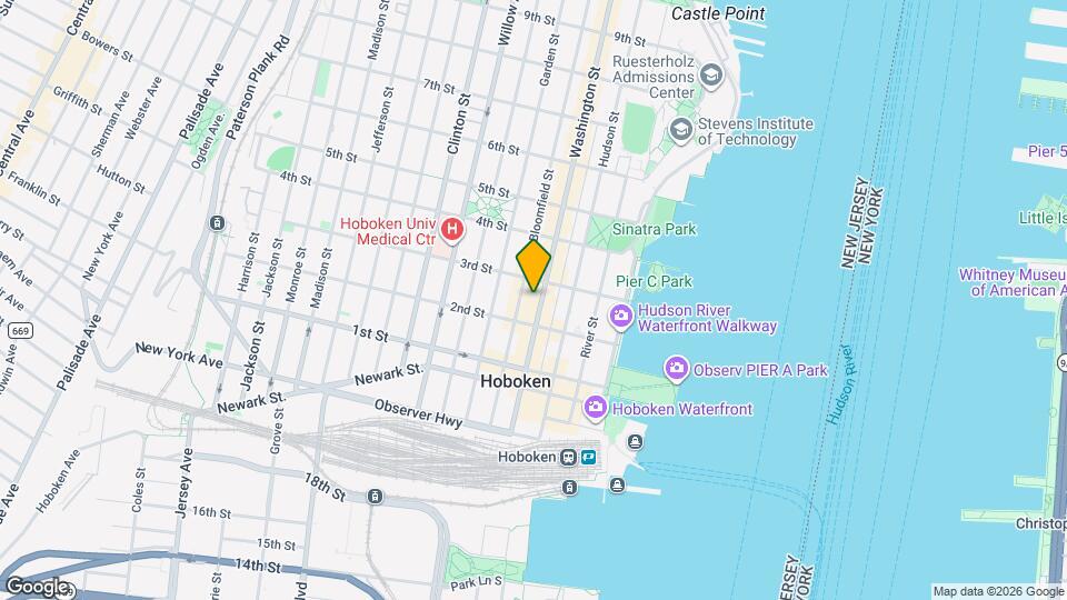 220 Washington St Map and Location Details