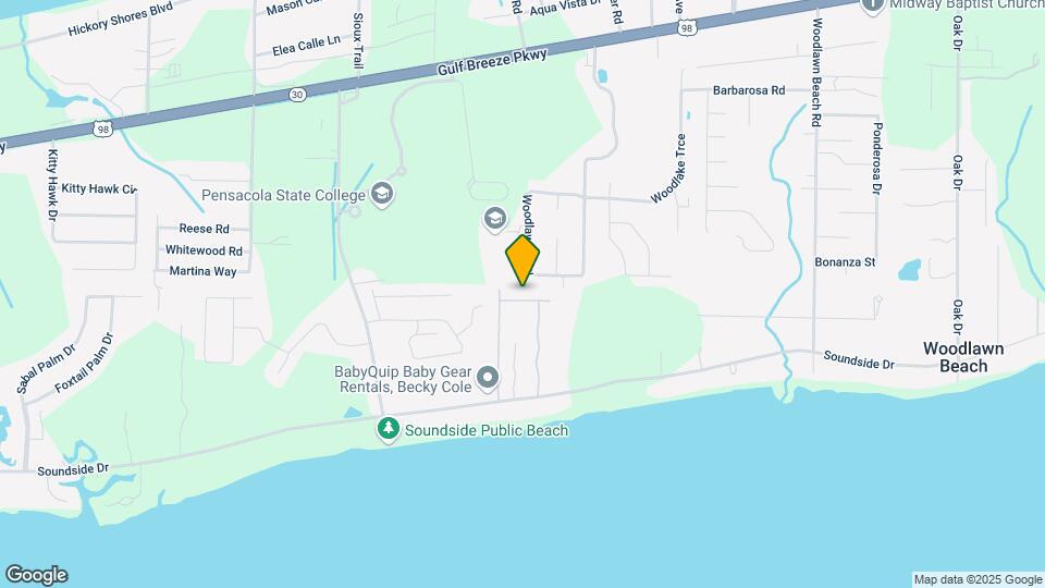 5156 Sandy Shores Dr Map and Location Details