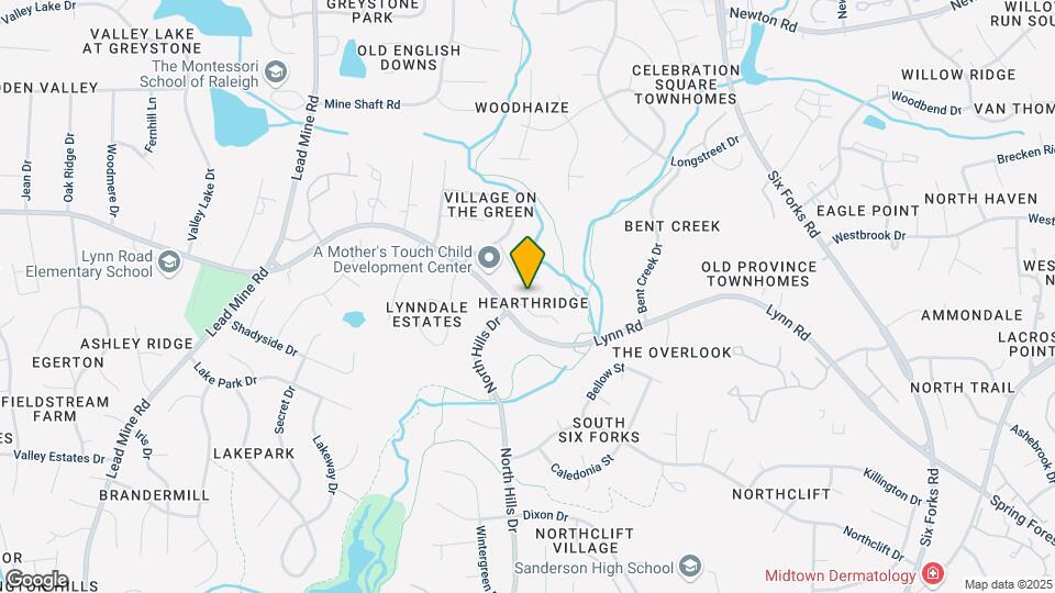 928 Hearthridge Rd Map and Location Details