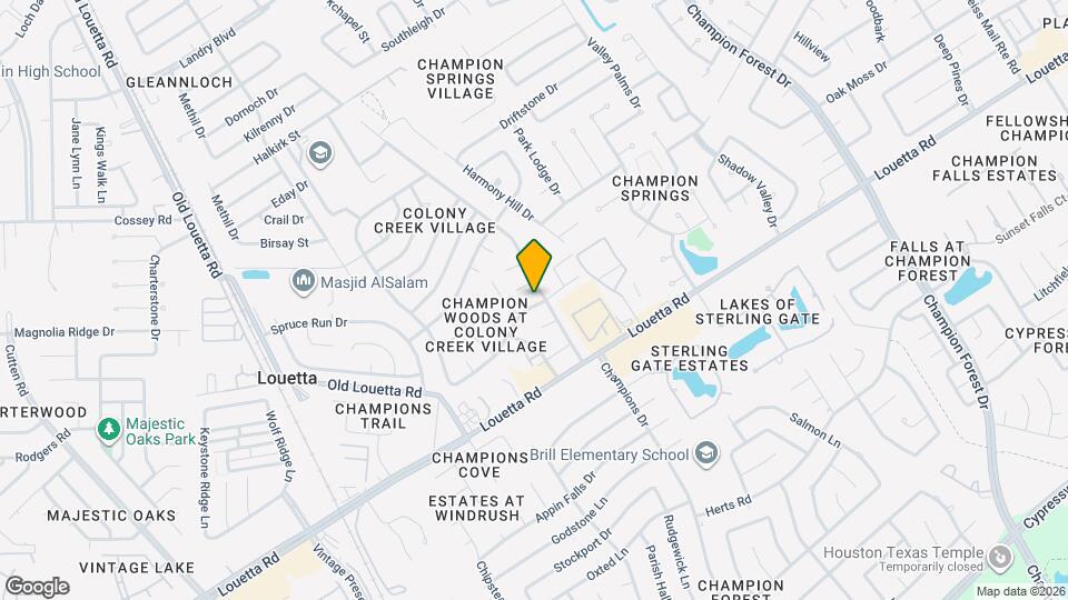 9206 Prairie Trails Dr Map and Location Details