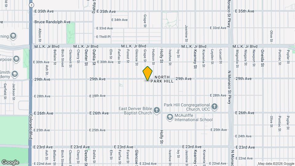 2870 Grape St Map and Location Details