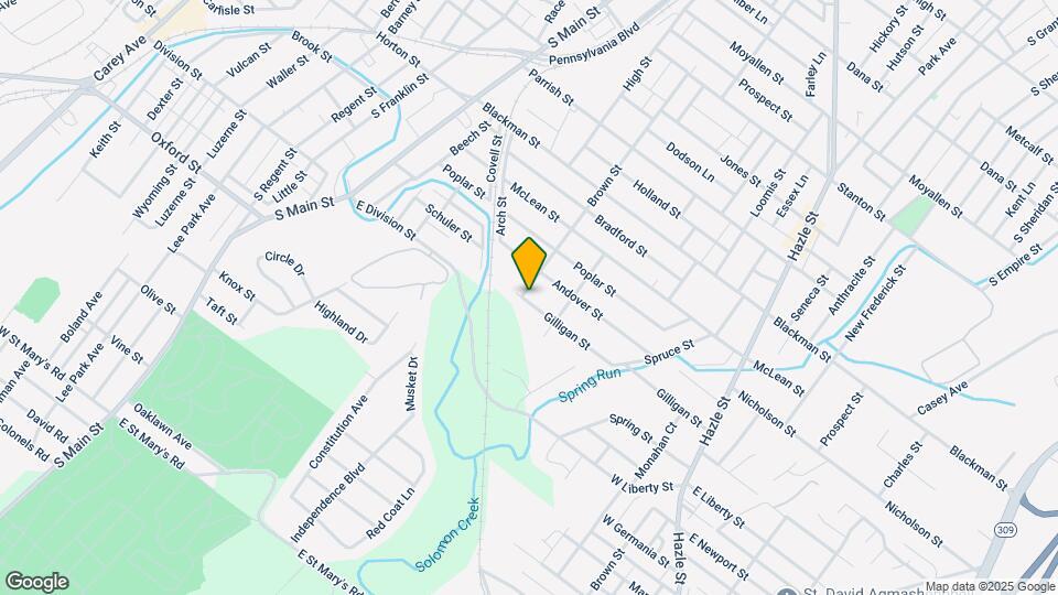 296 Brown St Map and Location Details