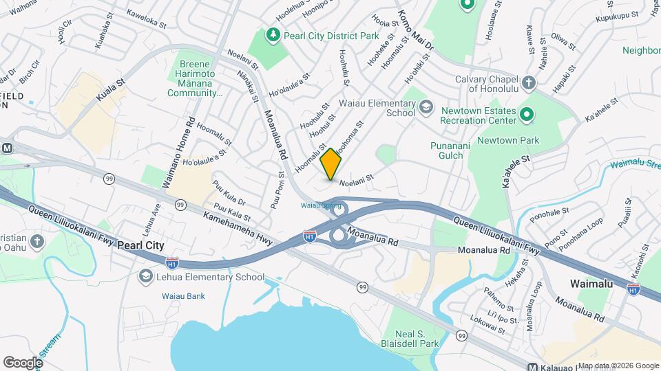 62-1268 Hoohiki Pl Map and Location Details