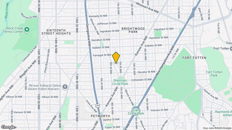 4839 Illinois Ave NW Map and Location Details
