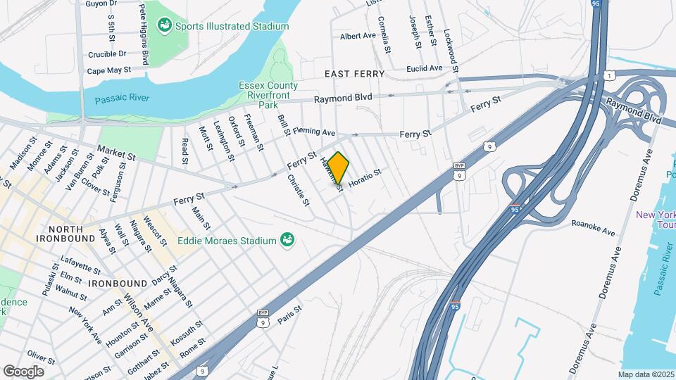 55 Hawkins St, Unit 2nd Floor Map and Location Details