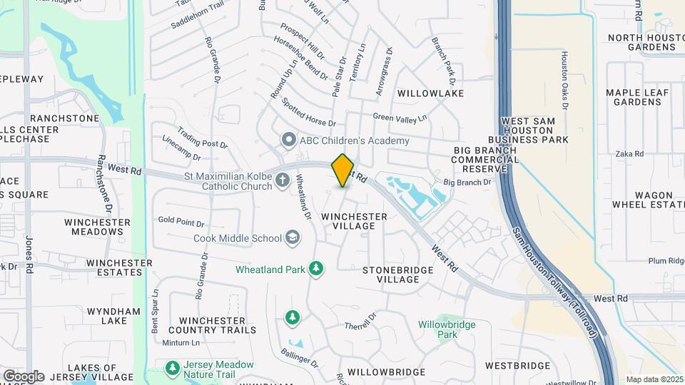 9327 Cabin Creek Dr Map and Location Details