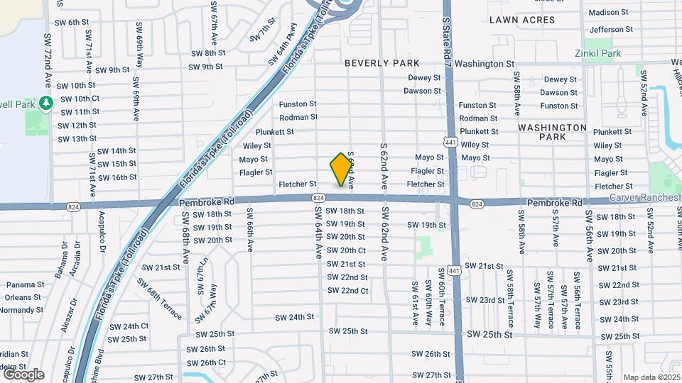 6321 Pembroke Rd Mapa y Detalles de la Ubicación