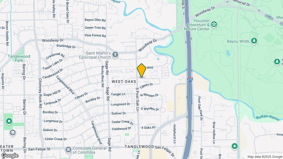 4964 Post Oak Timber Dr Map and Location Details
