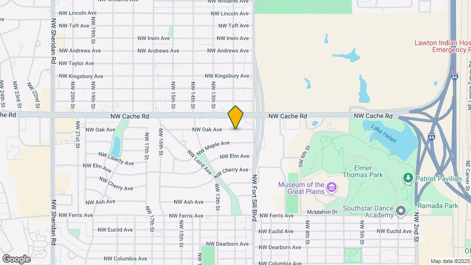 1116 NW Oak Ave Map and Location Details