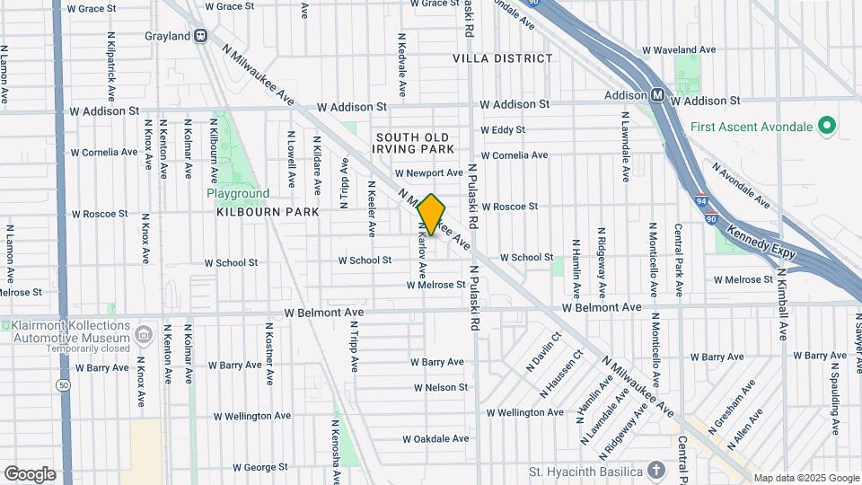 3319 N Karlov Ave Map and Location Details