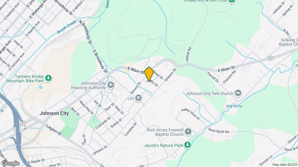 1411 St Louis St Map and Location Details