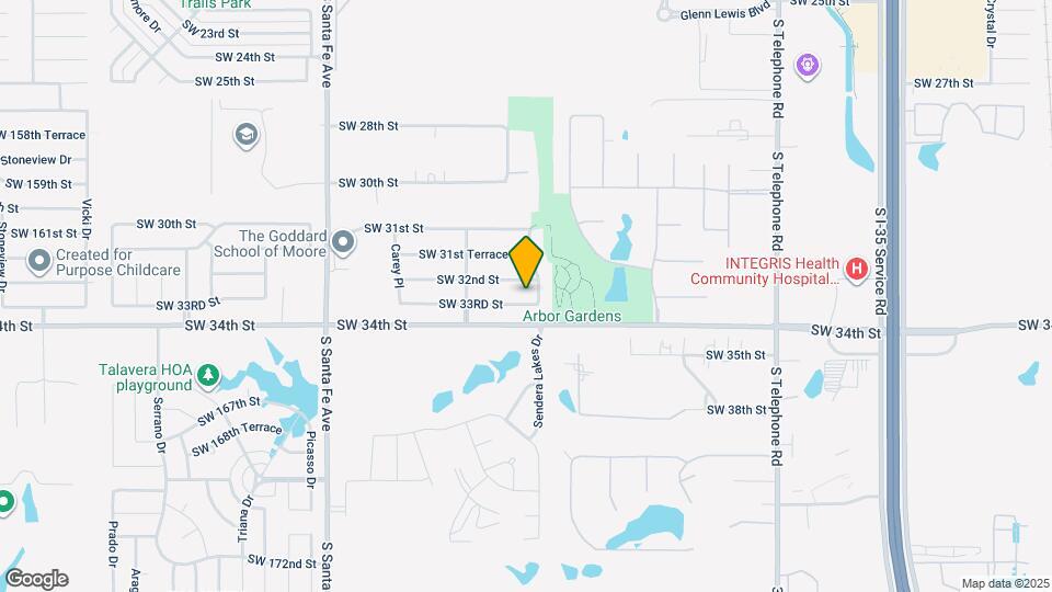 1605 SW 33RD St Map and Location Details