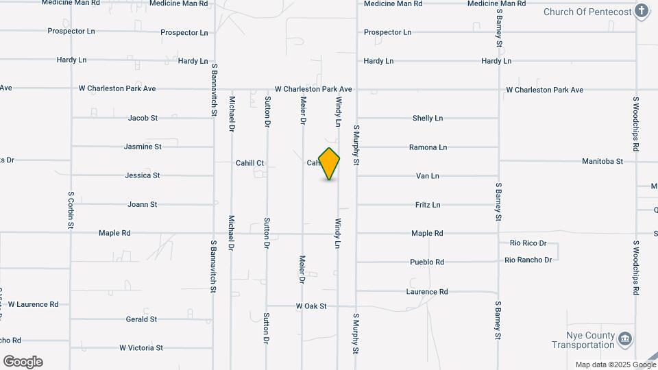 1320 Windy Ln Map and Location Details