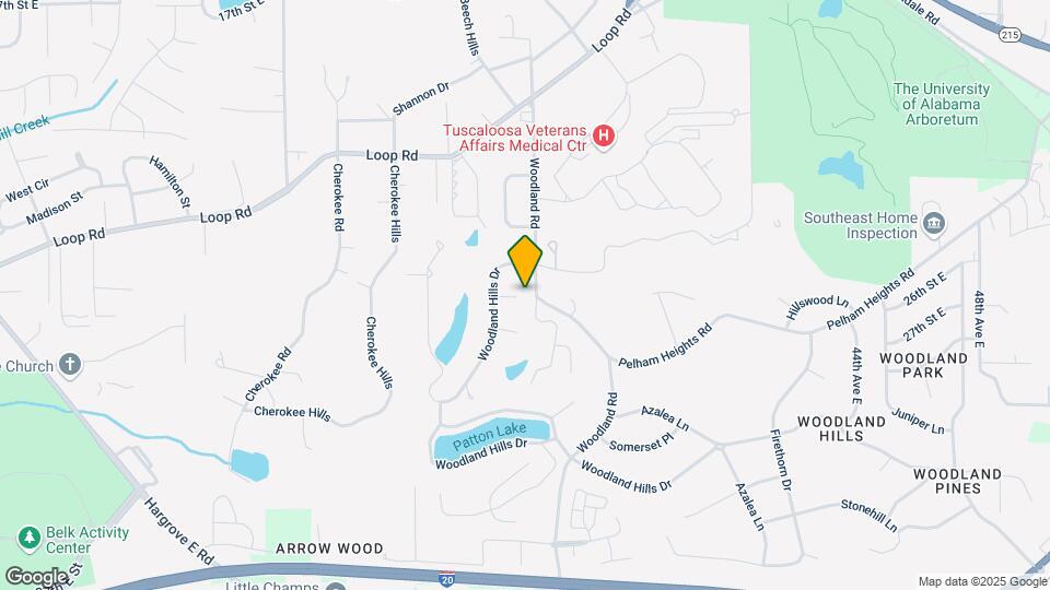 2601 Woodland Hills Dr Map and Location Details