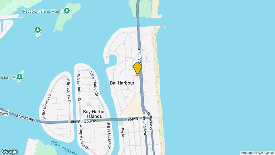 9940 Collins Ave Map and Location Details