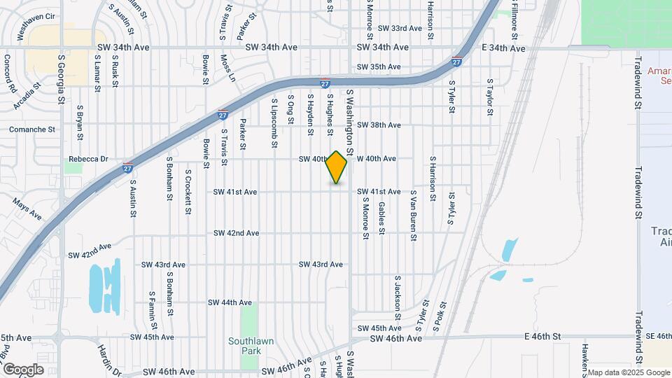 4017 S Hughes St Map and Location Details