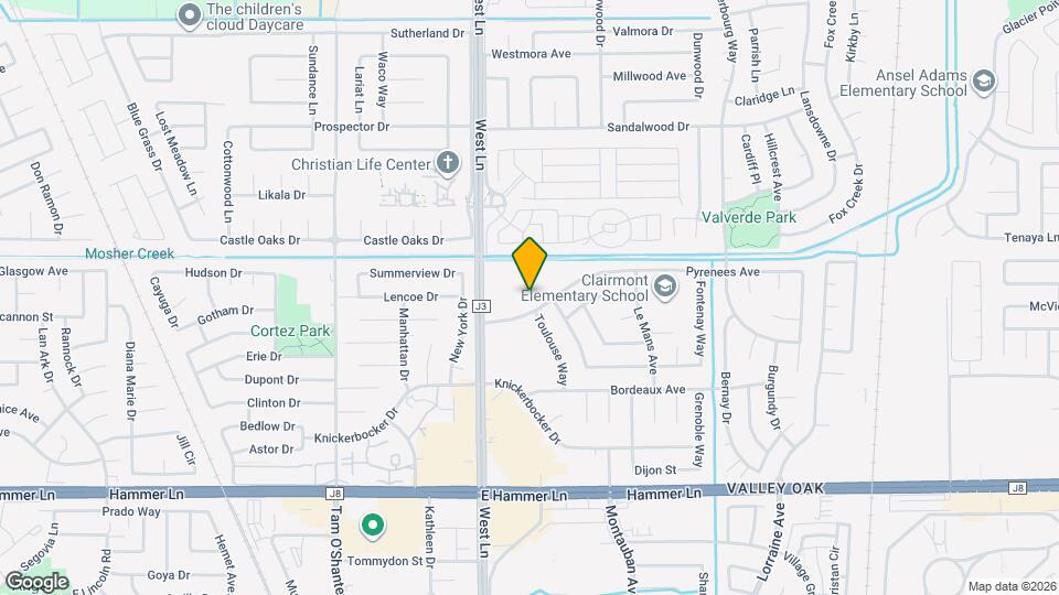 1661 Pyrenees Ave Map and Location Details