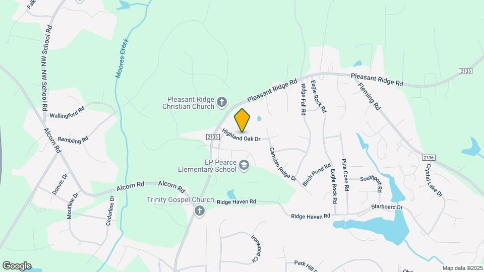 6514 Highland Oak Dr Map and Location Details