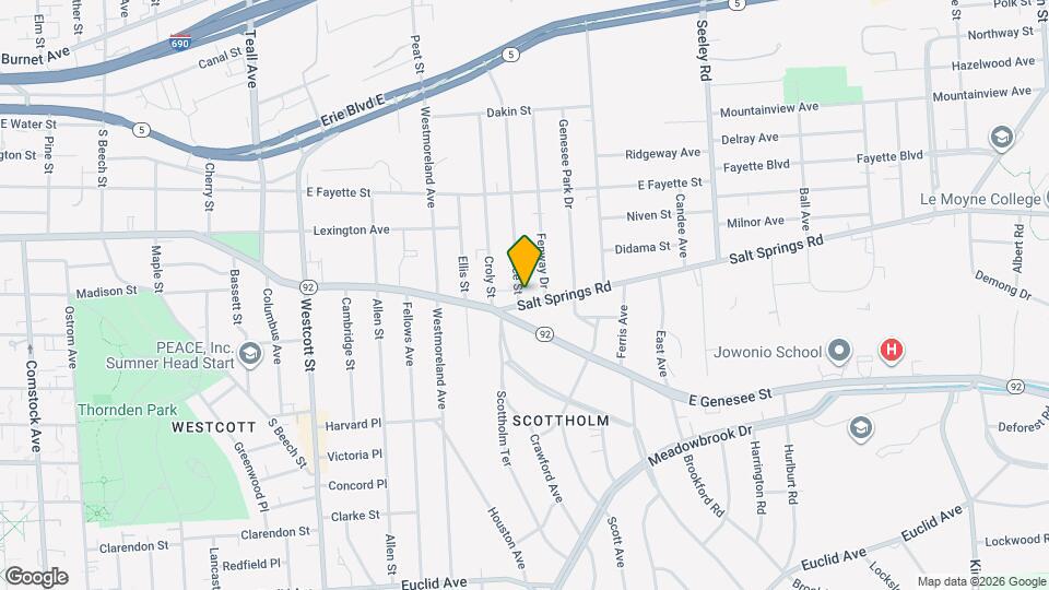 201 Salt Springs Rd Mapa y Detalles de la Ubicación