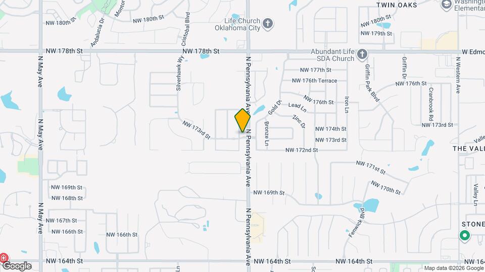 17400 White Hawk Dr Map and Location Details