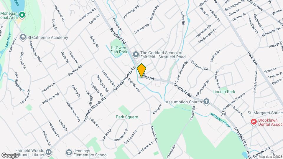 1153 Stratfield Rd Map and Location Details