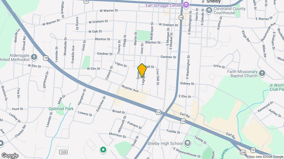 702 Legrand St Map and Location Details