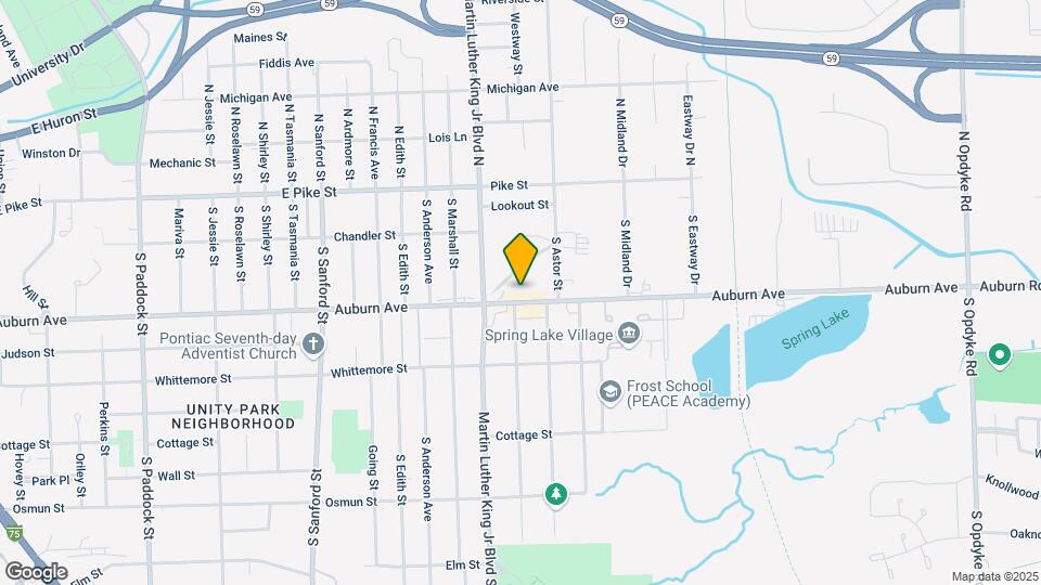 645 Auburn Ave Mapa y Detalles de la Ubicación