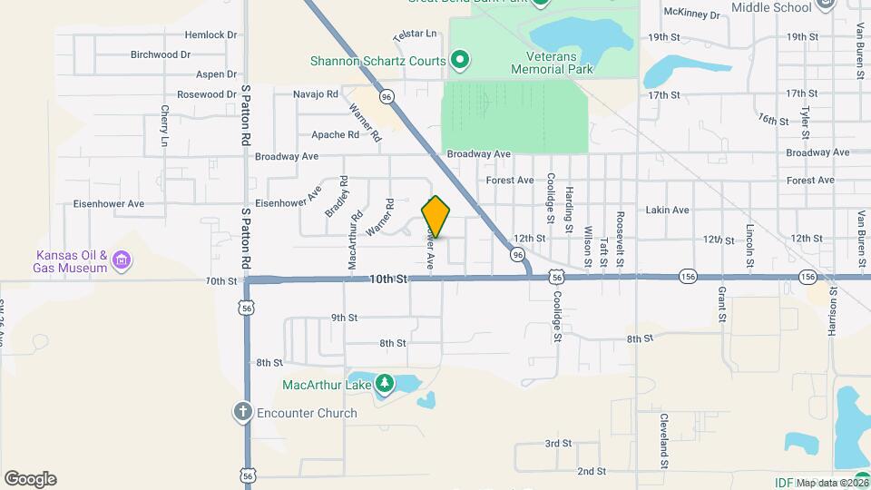 1102 Eisenhower Ave Map and Location Details