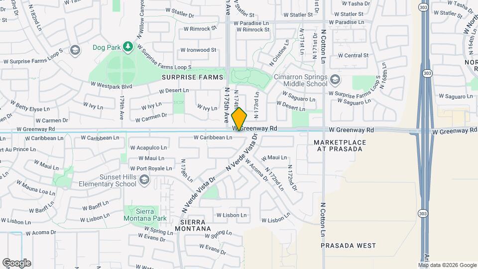 17440 W Caribbean Ln Map and Location Details