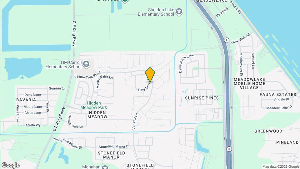 13106 Lucy Grove Ln Mapa y Detalles de la Ubicación