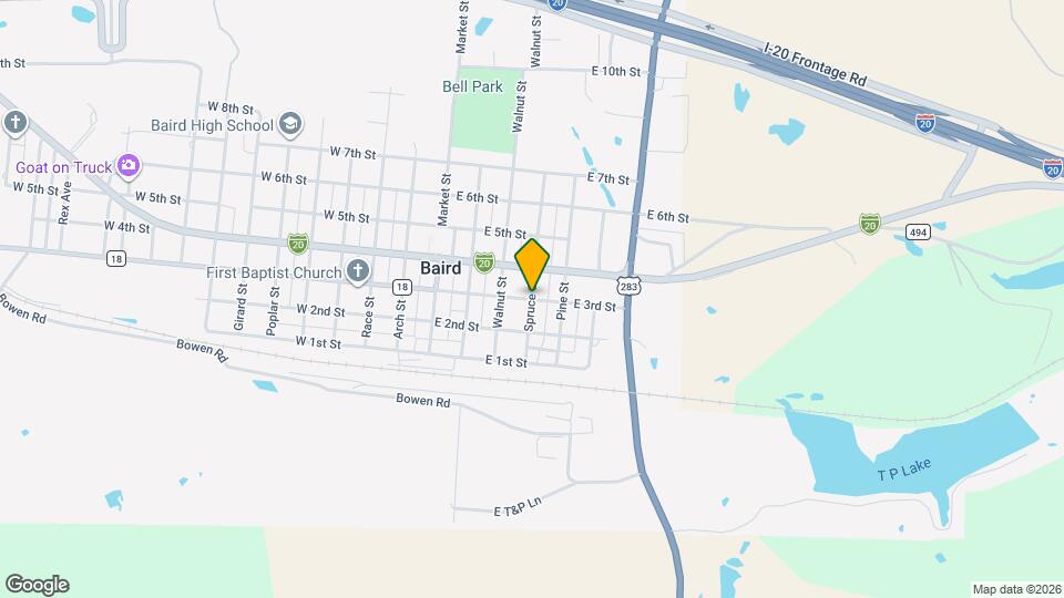 1101 E 3rd St Map and Location Details