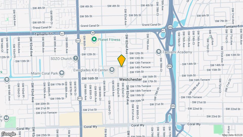 1412 SW 82nd Ct Mapa y Detalles de la Ubicación