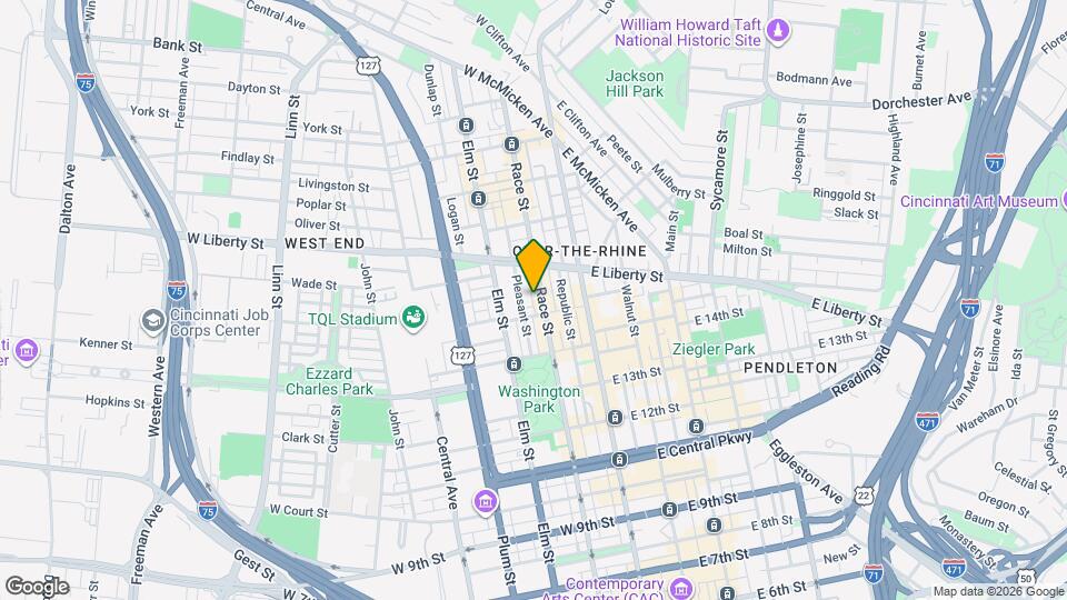 1515 Race St Map and Location Details